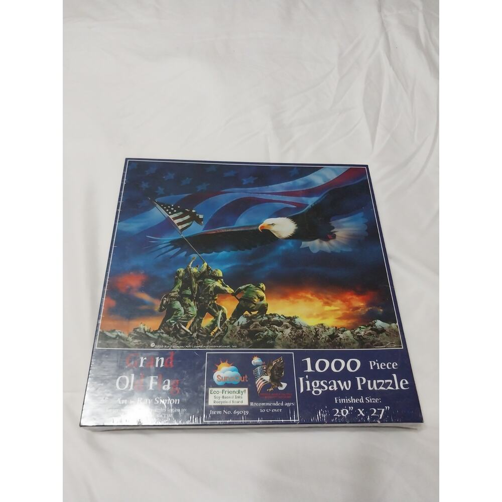 GRAND OLD FLAG by Ray Simon 1000-piece Puzzle 20x27"